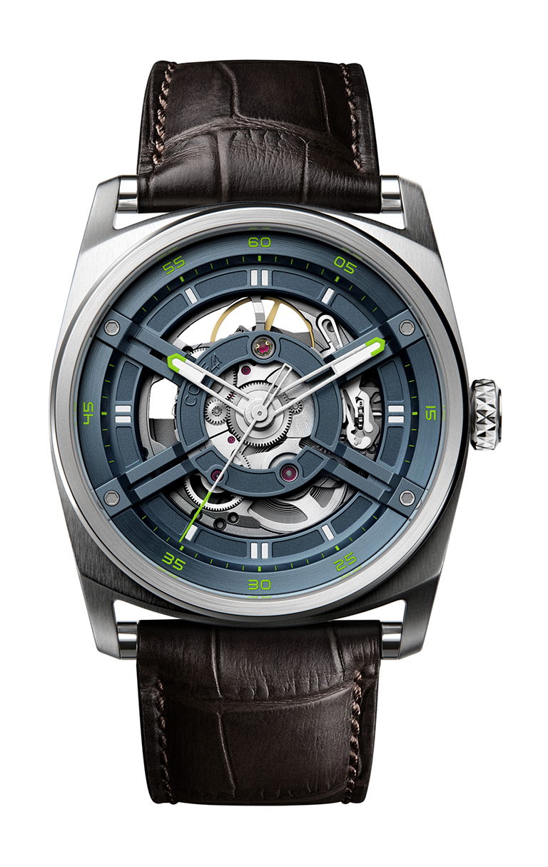 CODE41 ANOMALY-T4 Steel Blue luxury timepiece - detailed view