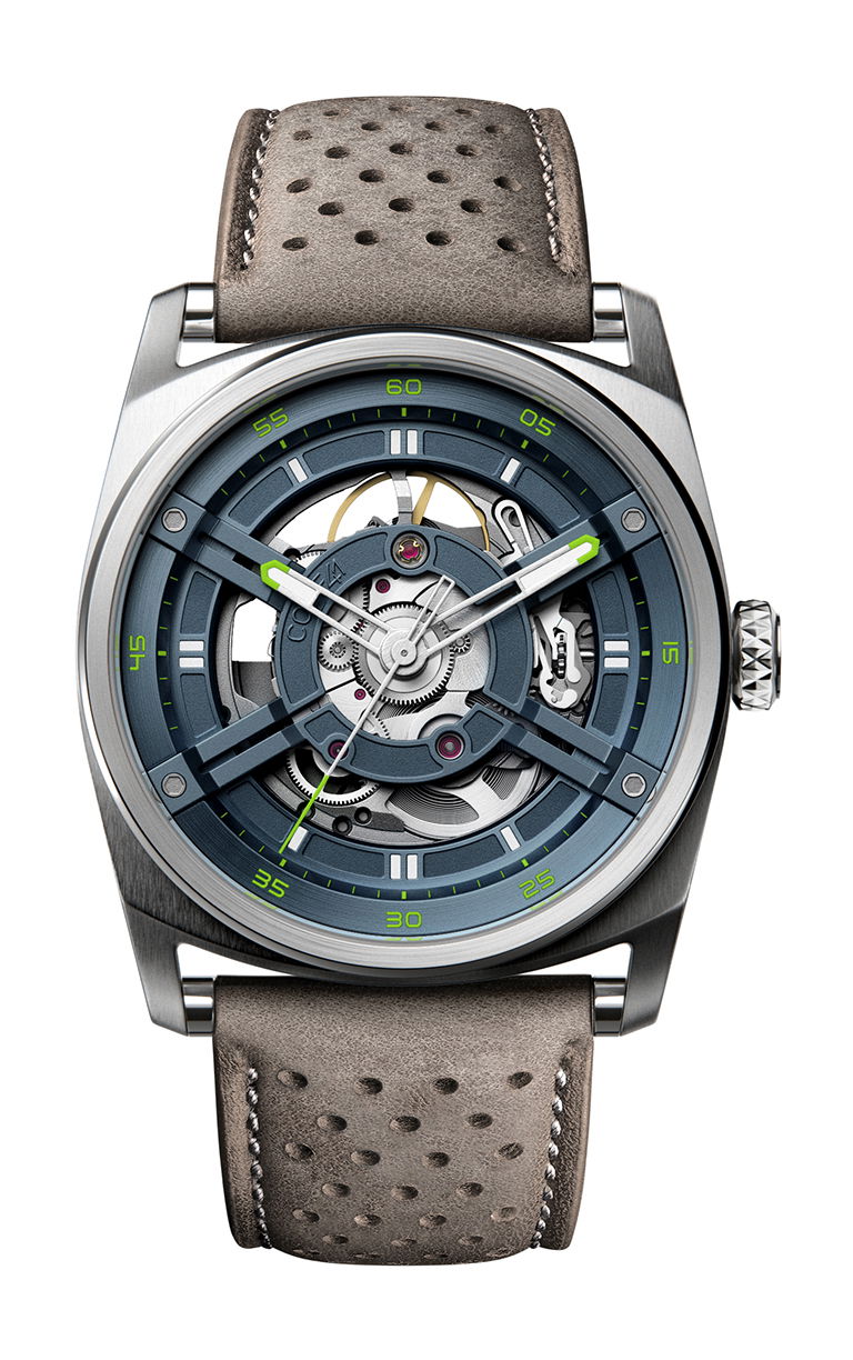 CODE41 ANOMALY-T4 Steel Blue luxury timepiece - detailed view