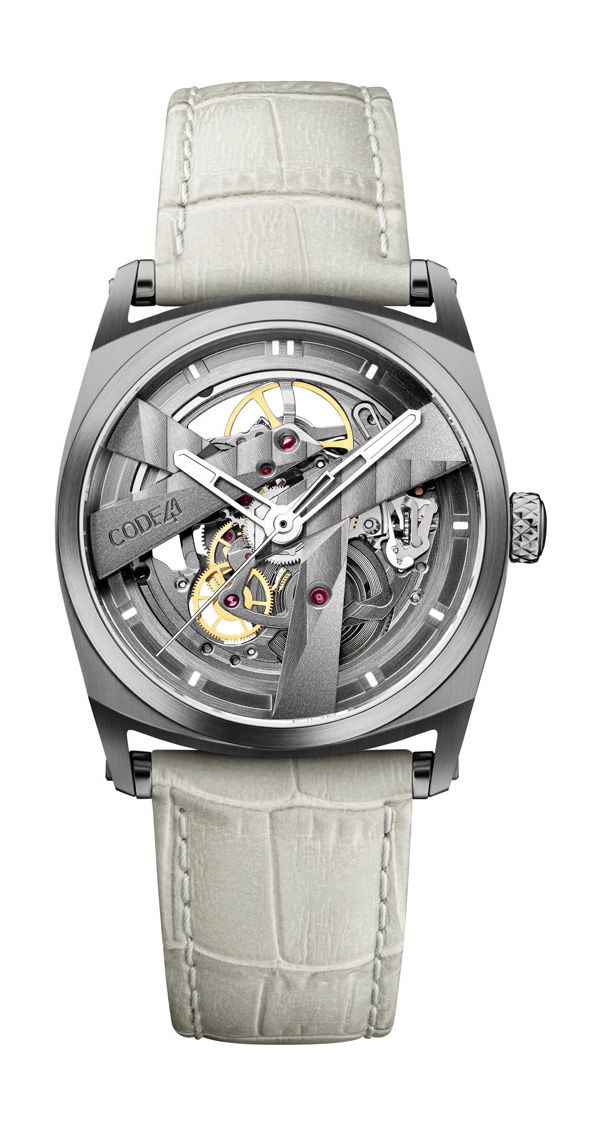 CODE41 DAY41 37mm Anthracite PVD luxury timepiece - detailed view