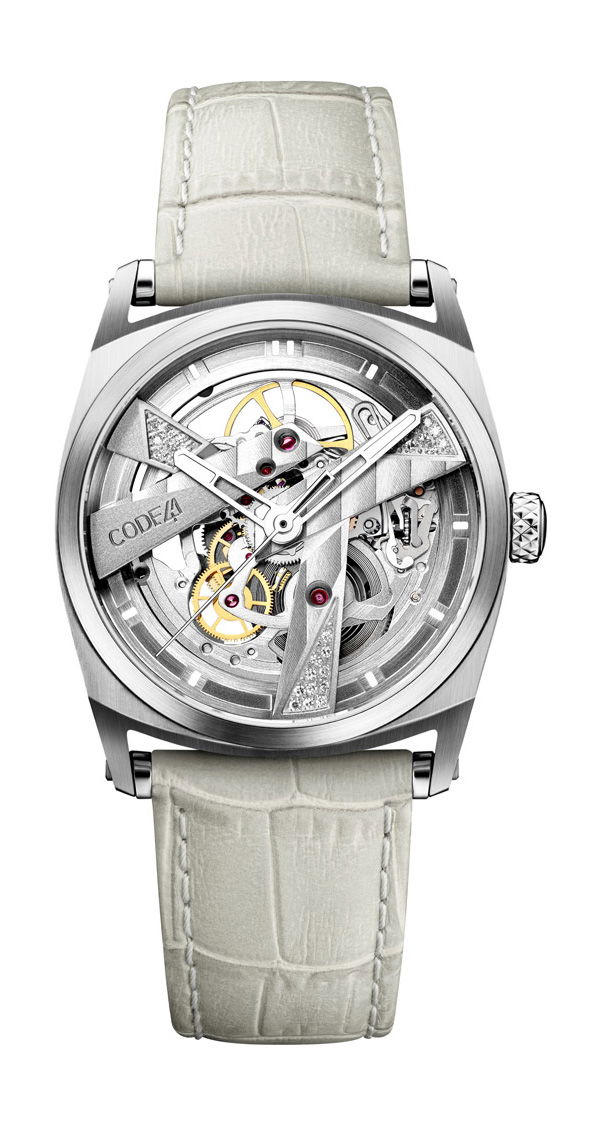 CODE41 DAY41 37mm Diamonds luxury timepiece - detailed view