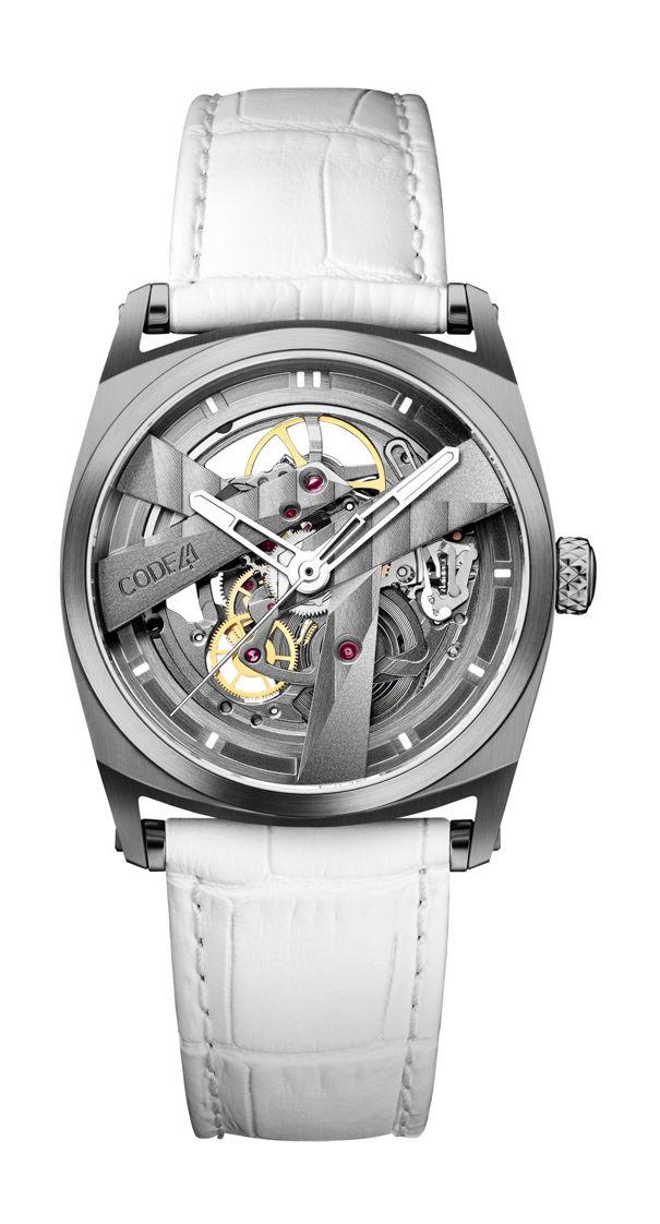 CODE41 DAY41 37mm Anthracite PVD luxury timepiece - detailed view
