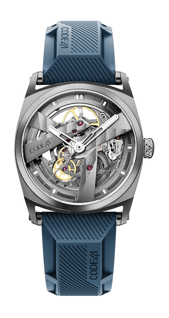 CODE41 DAY41 37mm Anthracite PVD luxury timepiece - detailed view