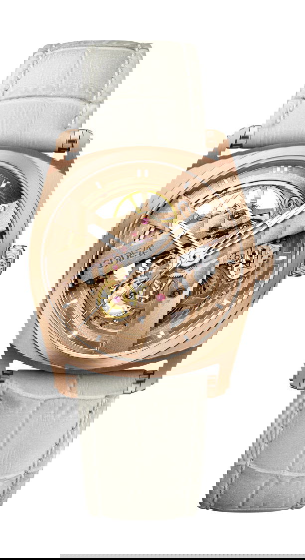 CODE41 DAY41 37mm Rose Gold PVD luxury timepiece - detailed view