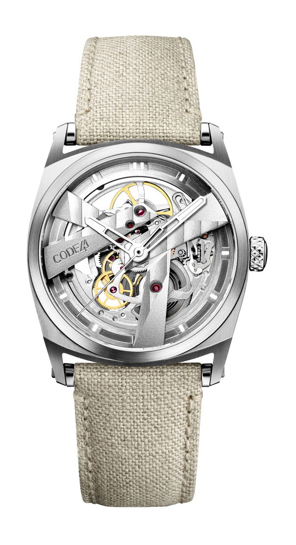 CODE41 DAY41 37mm Steel luxury timepiece - detailed view