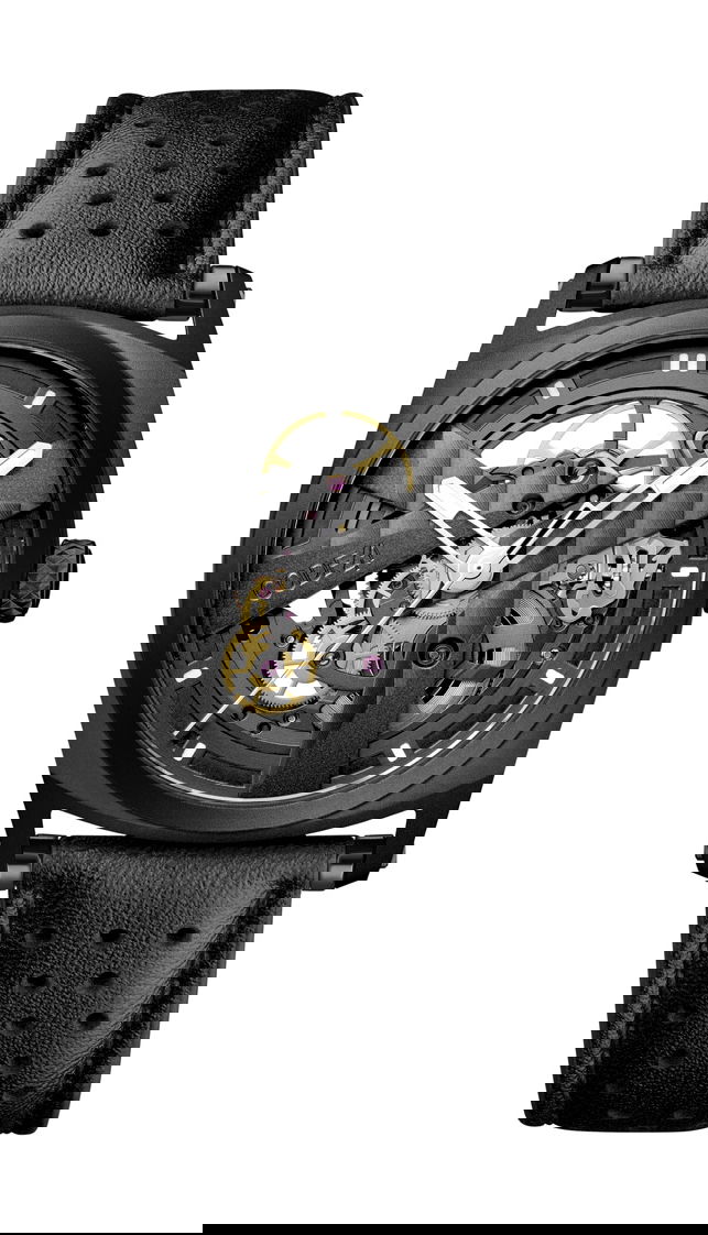 CODE41 DAY41 40mm Black PVD luxury timepiece - detailed view