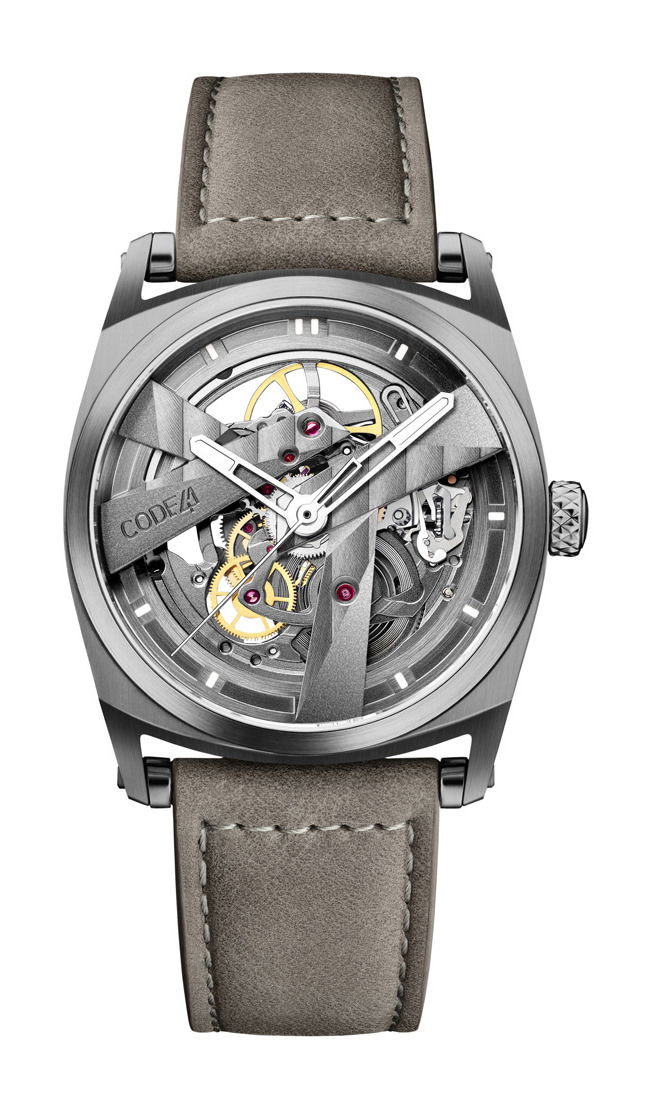 CODE41 DAY41 40mm Gray PVD luxury timepiece - detailed view