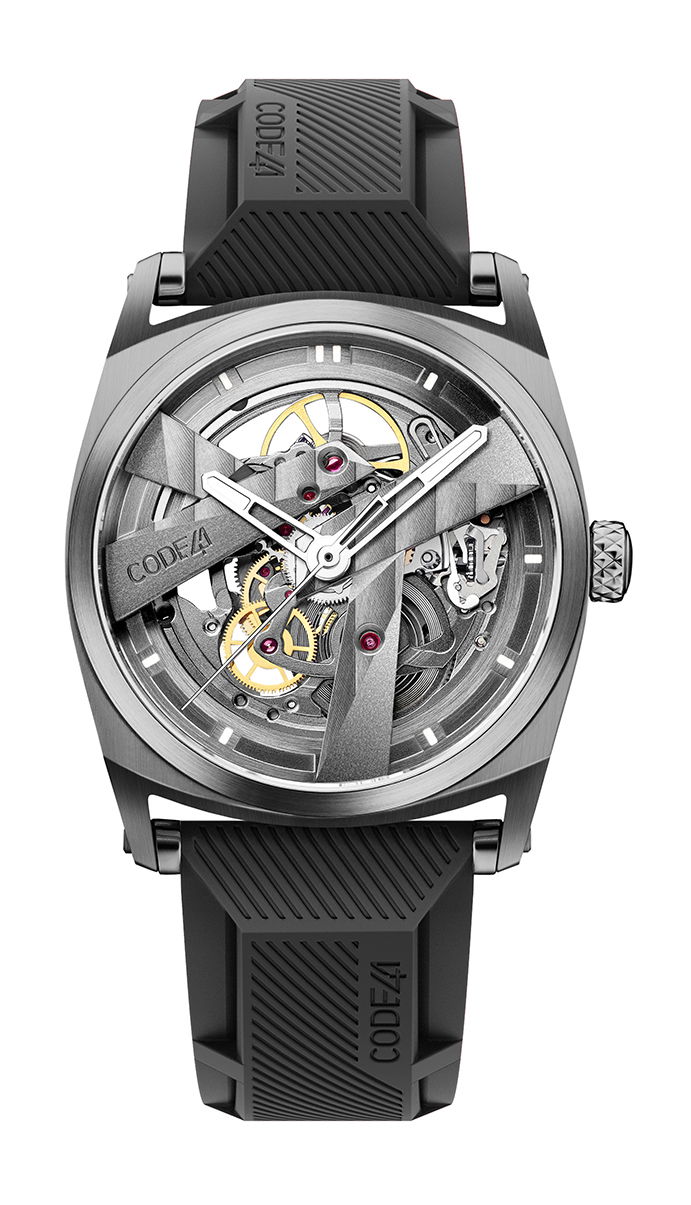 CODE41 DAY41 40mm Gray PVD luxury timepiece - detailed view