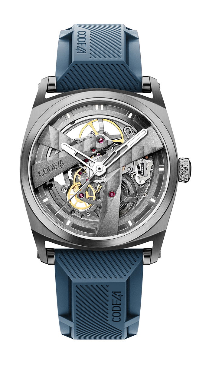 CODE41 DAY41 40mm Gray PVD luxury timepiece - detailed view