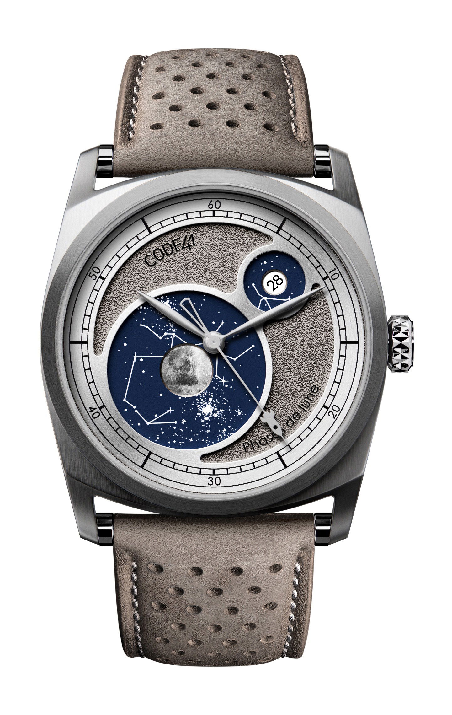 CODE41 Moon Inception luxury timepiece - detailed view