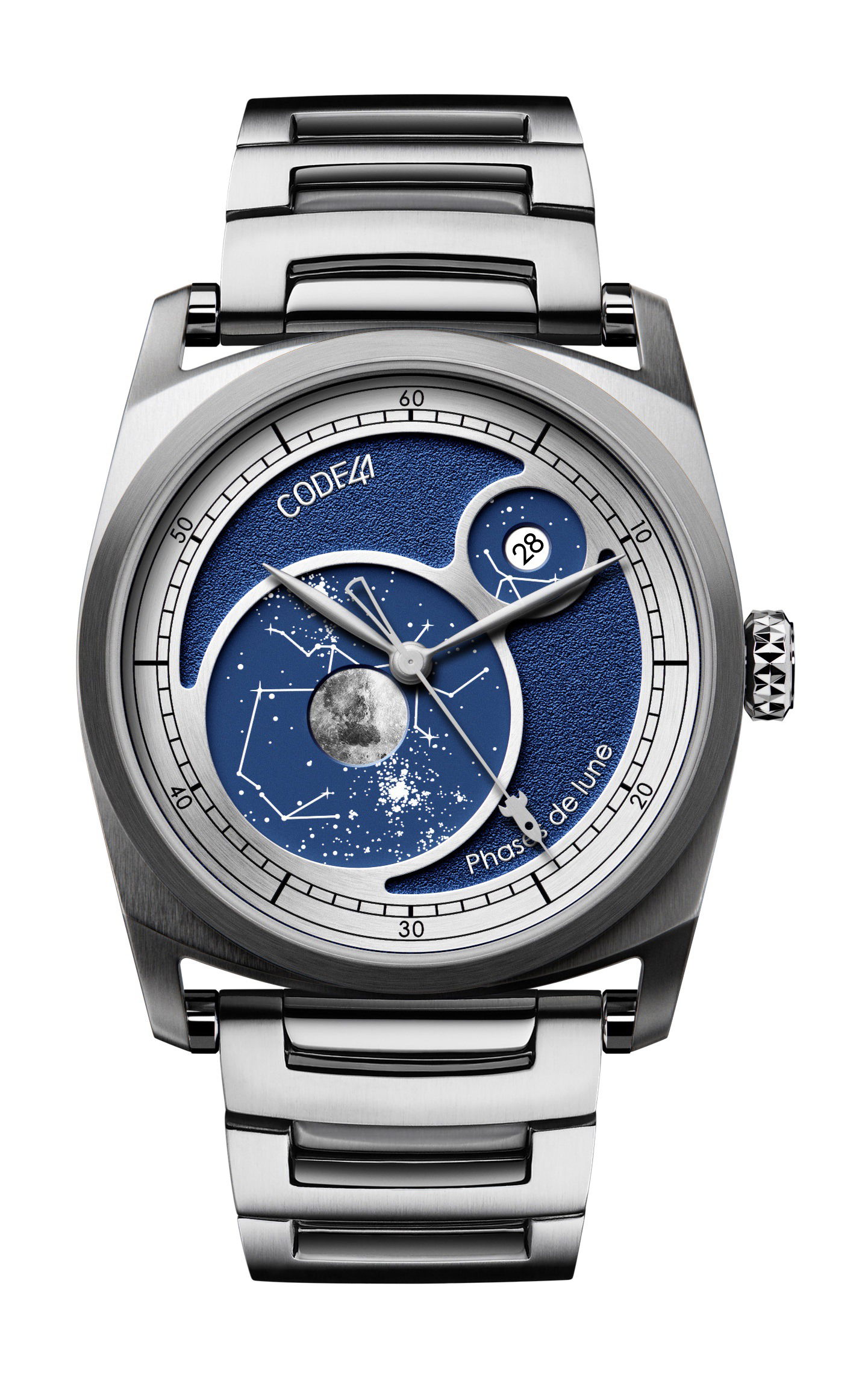 CODE41 Moon Inception luxury timepiece - detailed view