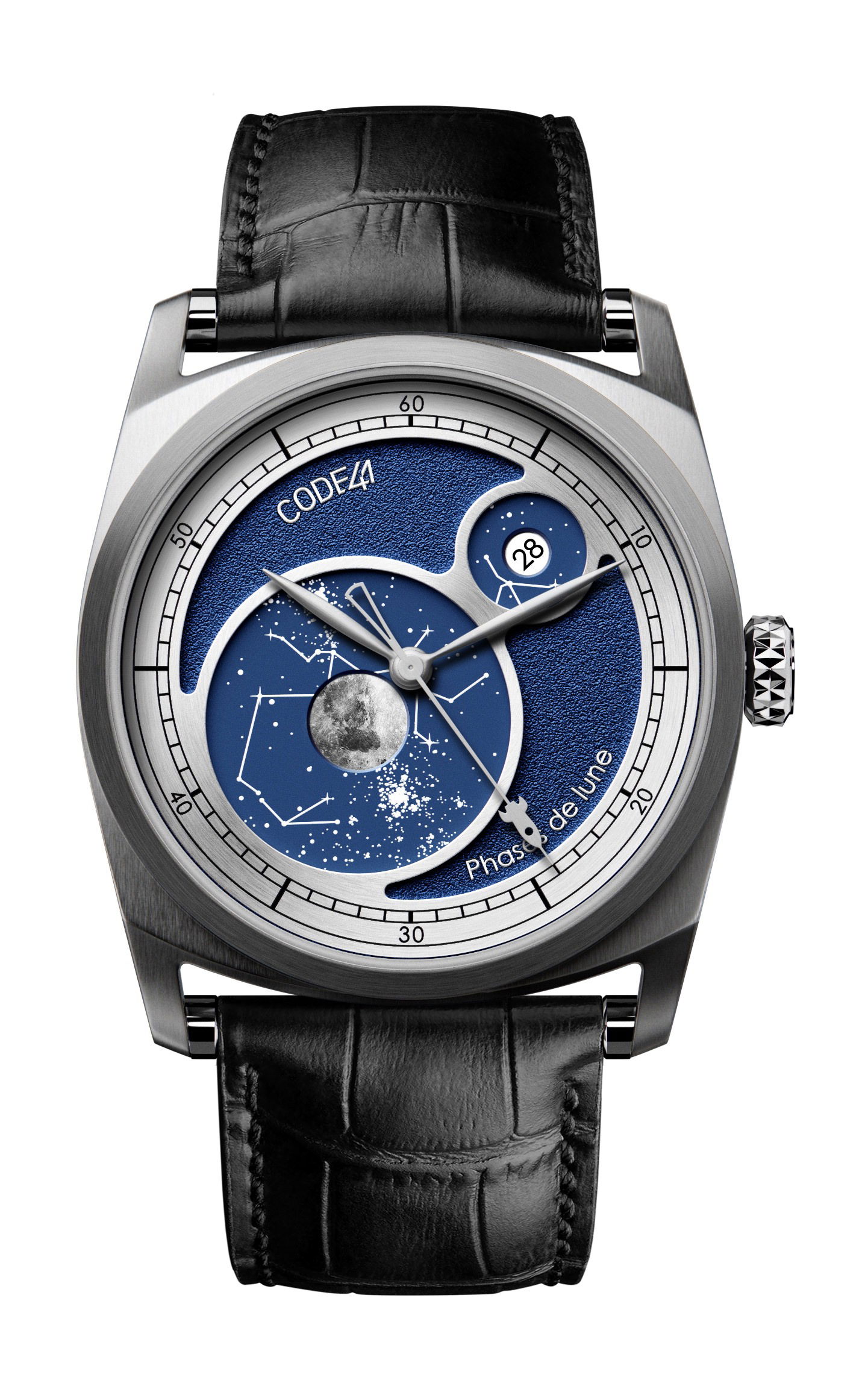 CODE41 Moon Inception luxury timepiece - detailed view