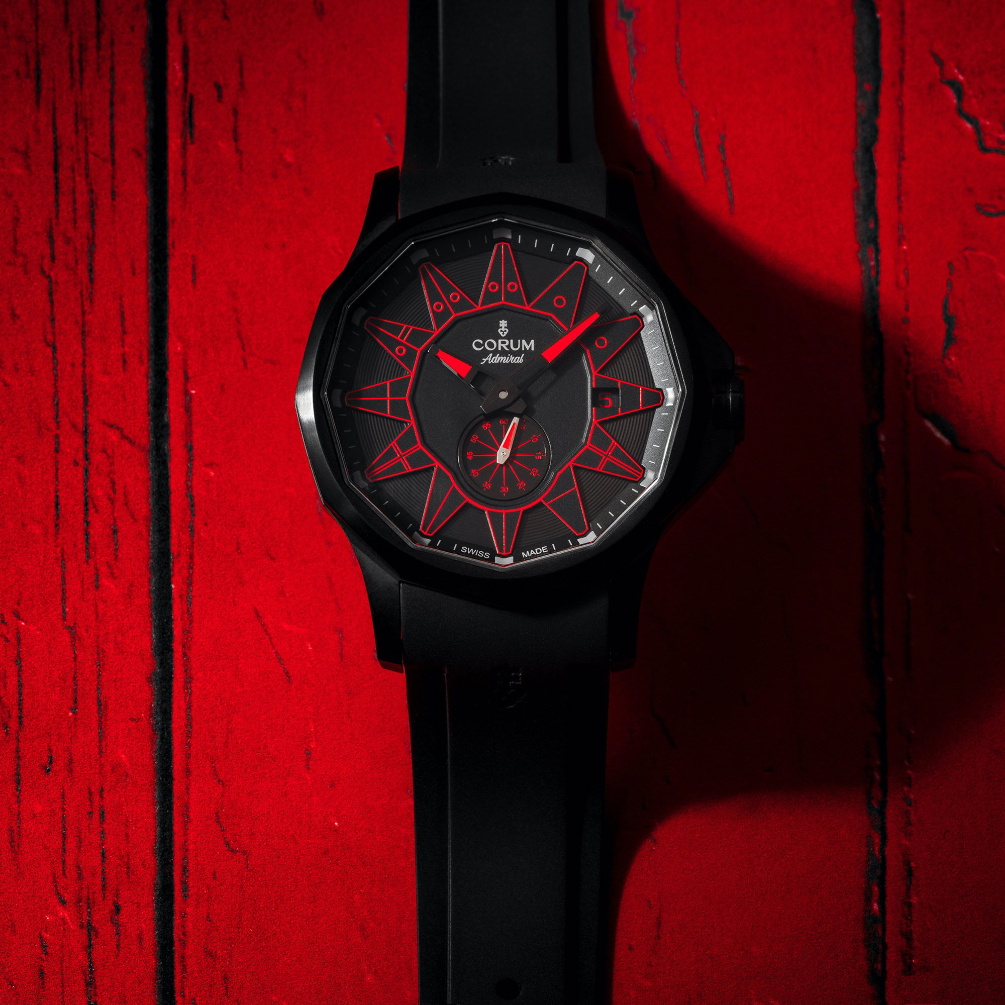 Corum Admiral 42 Automatic All Black - View 3