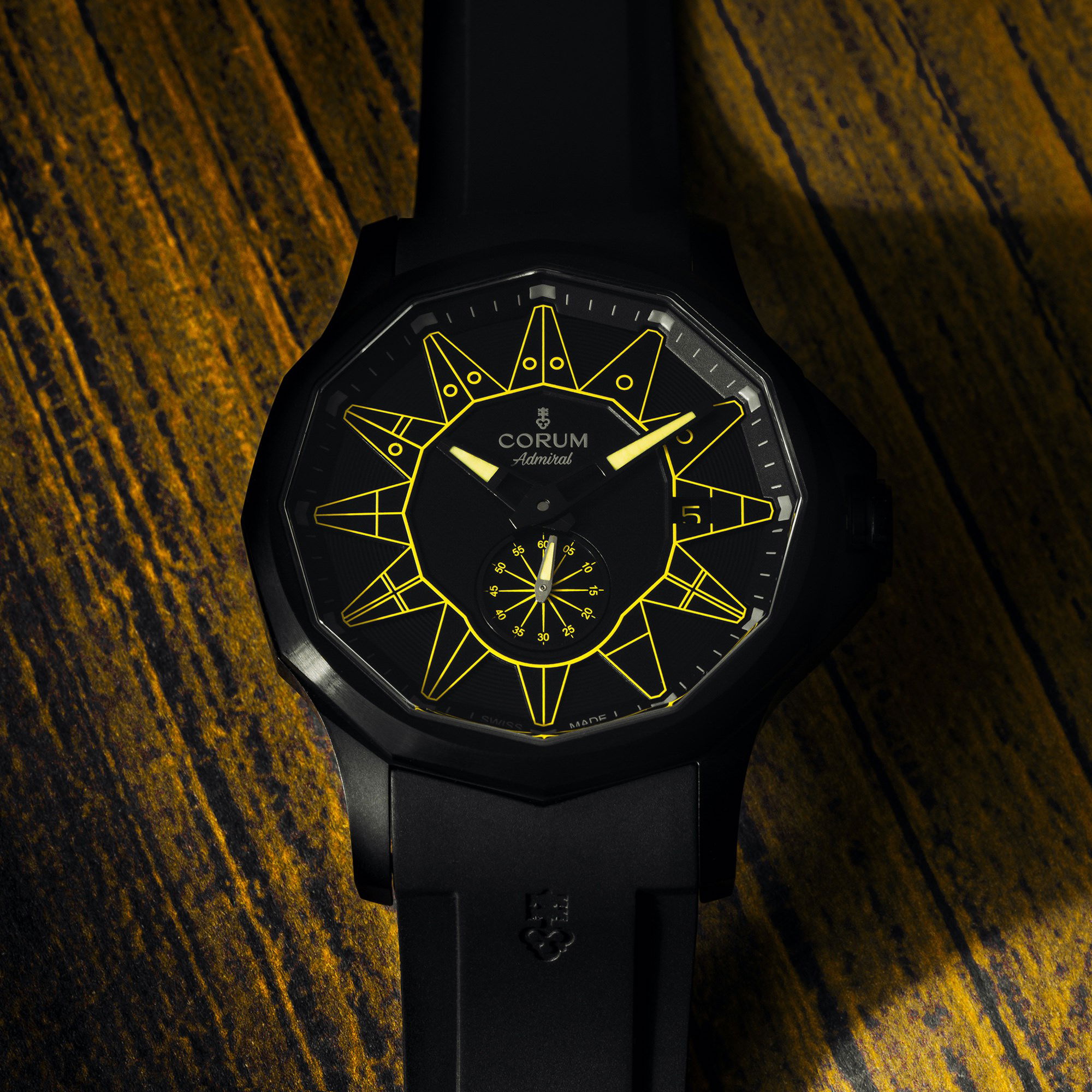 Corum Admiral 42 Automatic All Black - View 3