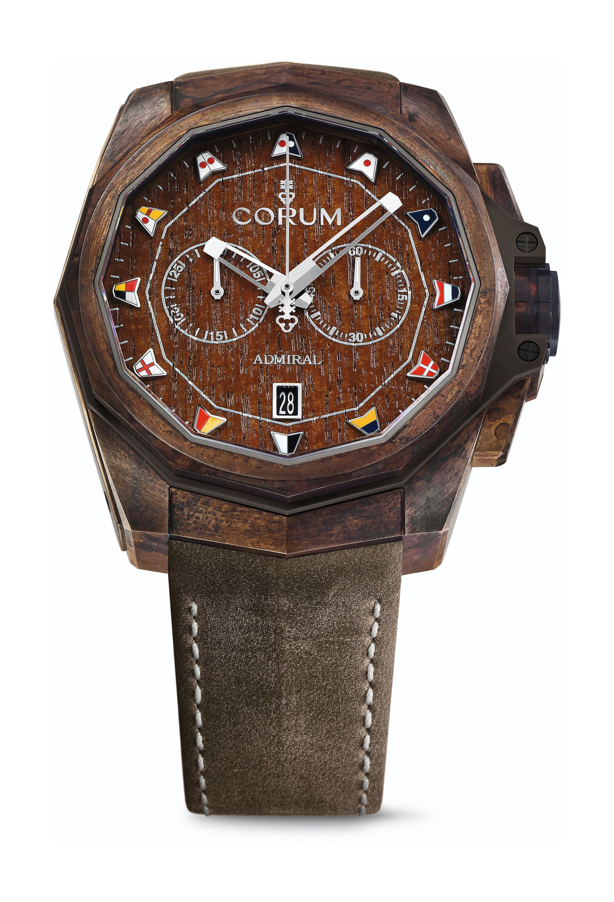 Corum Admiral’s Cup Ac-One Chronograph luxury timepiece - detailed view