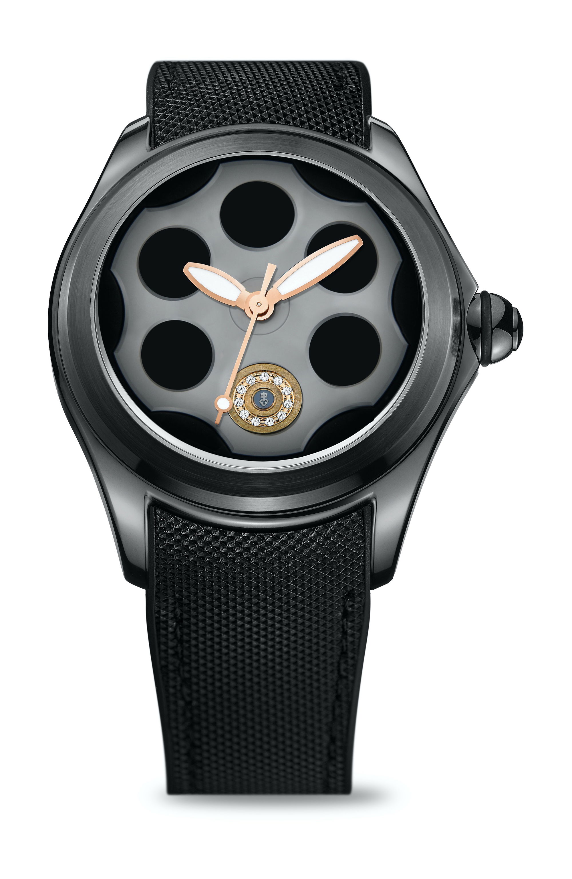 Corum Bubble 47 Boost luxury timepiece - detailed view