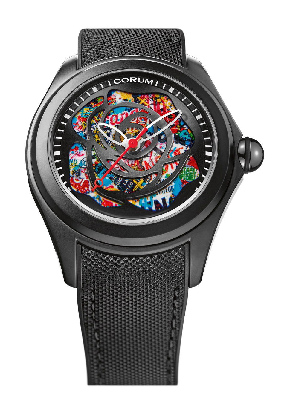 Corum Bubble X Aiiroh luxury timepiece - detailed view