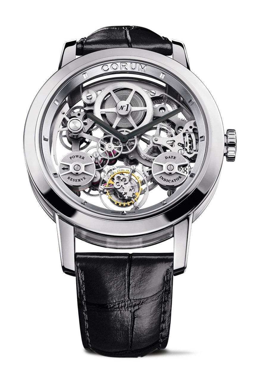 Corum LAB 02 luxury timepiece - detailed view
