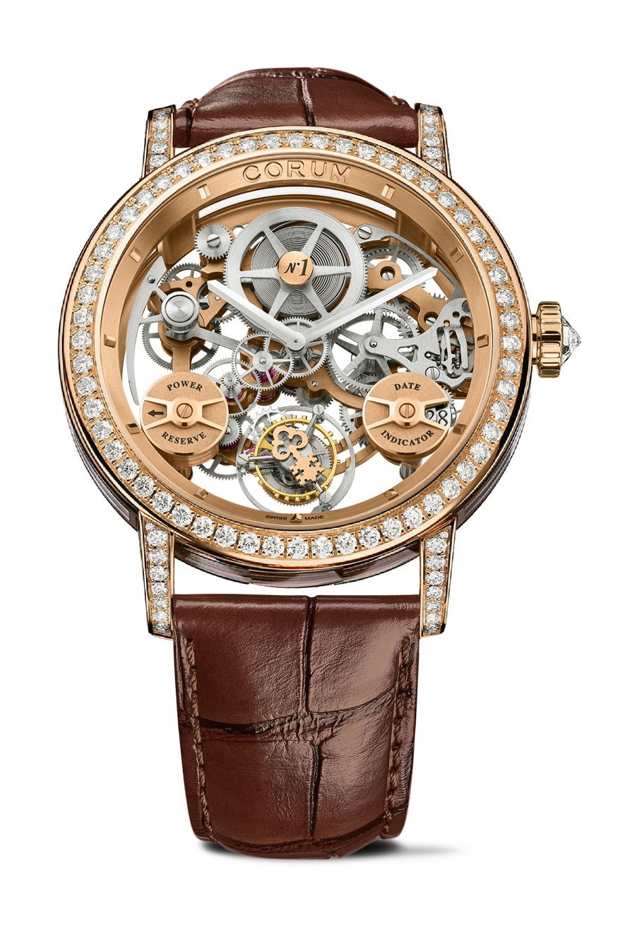 Corum LAB 02 luxury timepiece - detailed view