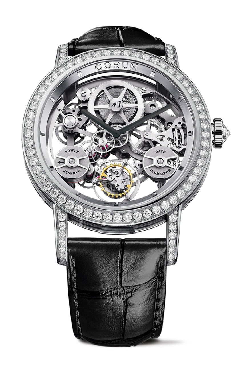 Corum LAB 02 luxury timepiece - detailed view