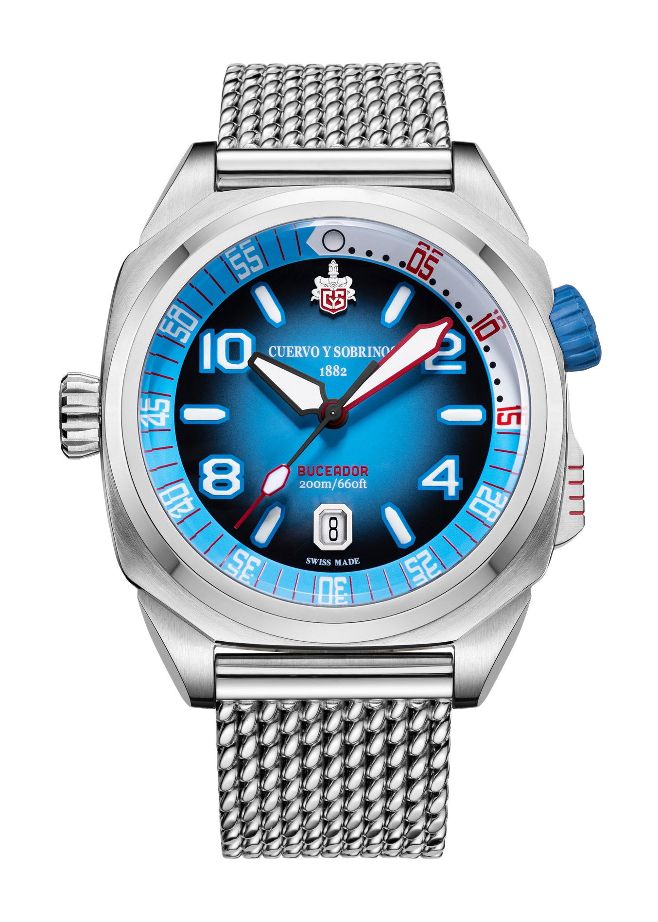 Cuervo Y Sobrinos Buceador Caribe watch