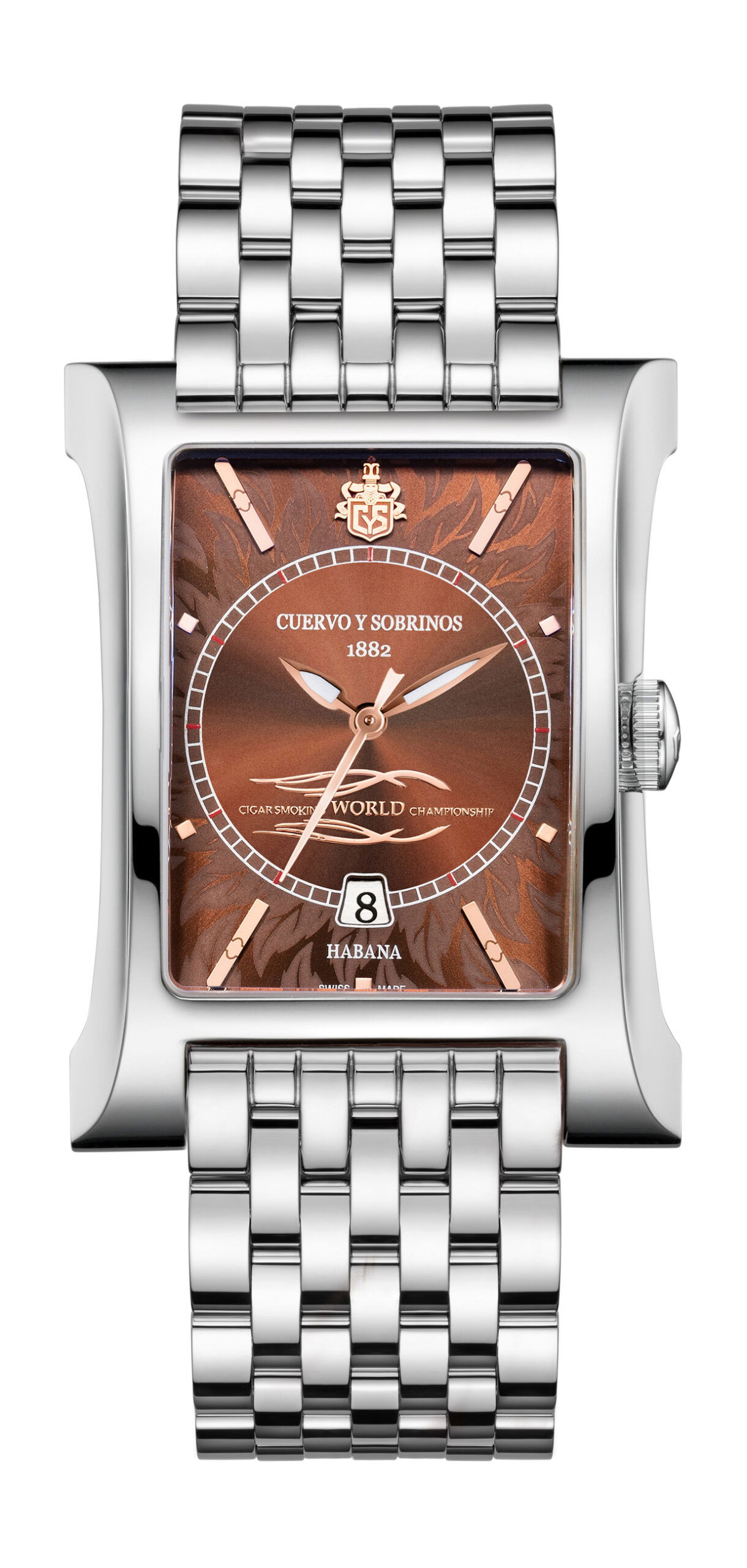 Cuervo y Sobrinos Esplendidos Vitola CSWC Serie luxury timepiece - detailed view