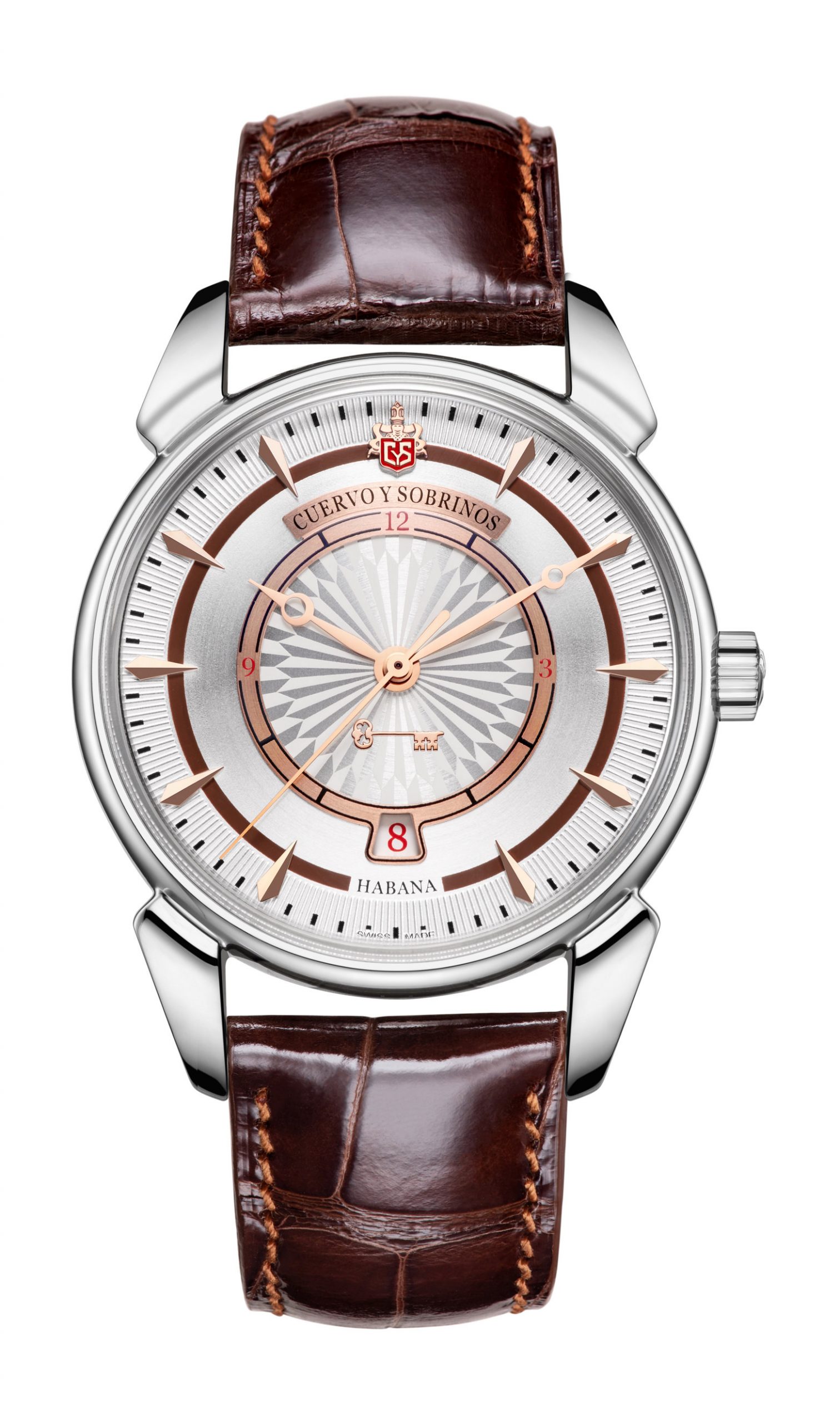 Cuervo y Sobrinos Historiador 1519 luxury timepiece - detailed view