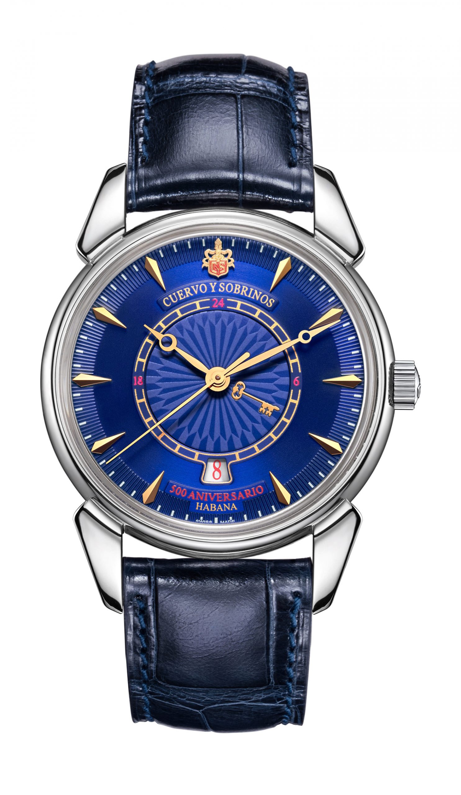 Cuervo y Sobrinos Historiador 1519 luxury timepiece - detailed view