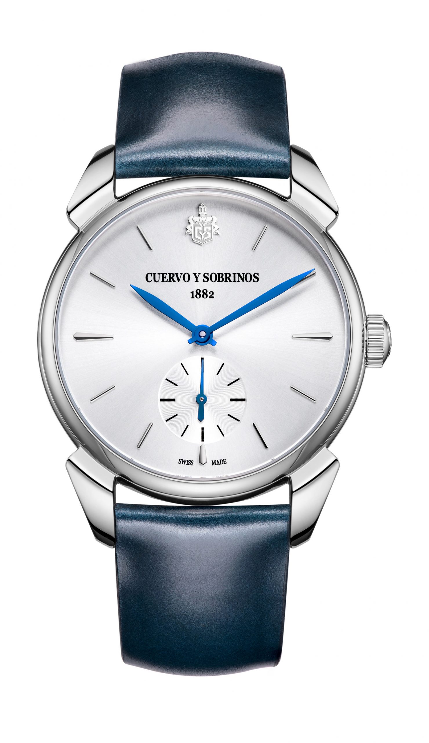 Cuervo y Sobrinos Historiador Asturias Pequeños Segundos luxury timepiece - detailed view