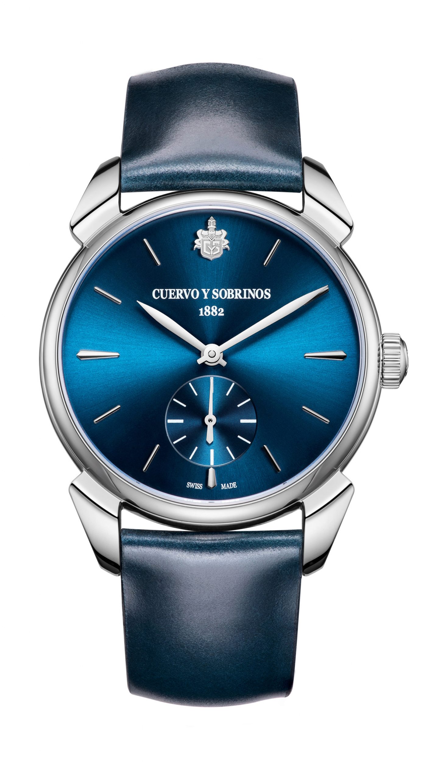Cuervo y Sobrinos Historiador Asturias Pequeños Segundos luxury timepiece - detailed view