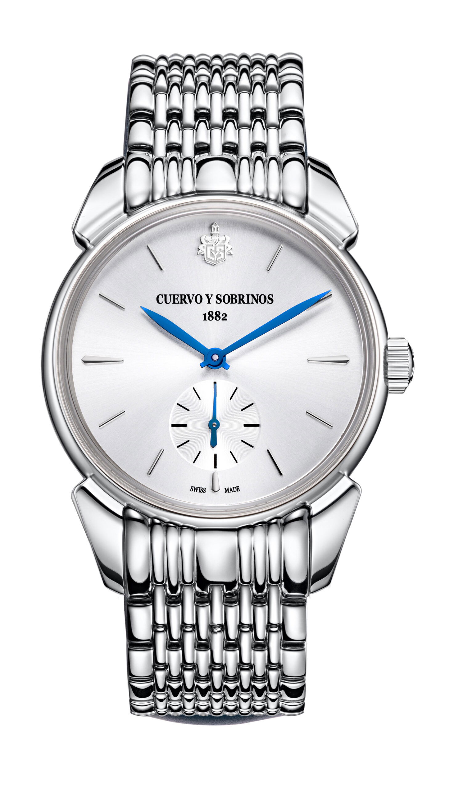 Cuervo y Sobrinos Historiador Asturias Pequeños Segundos luxury timepiece - detailed view