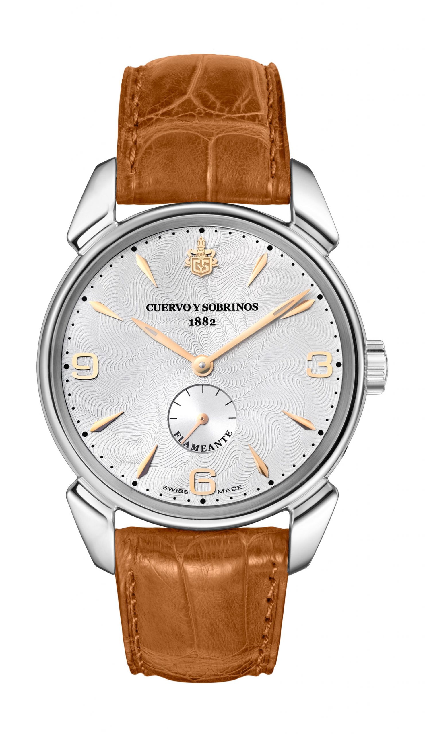 Cuervo y Sobrinos Historiador Flameante luxury timepiece - detailed view