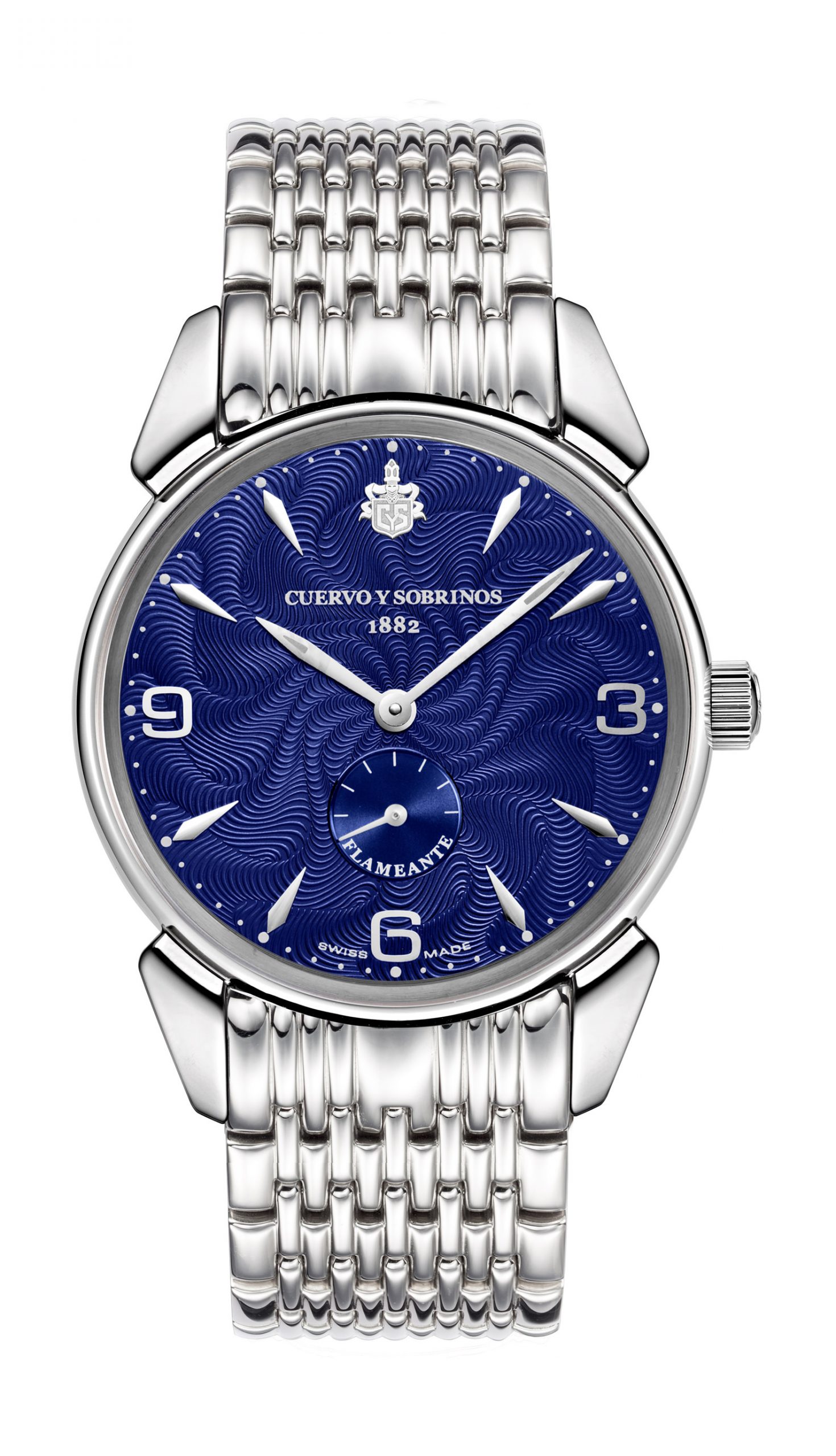 Cuervo y Sobrinos Historiador Flameante luxury timepiece - detailed view