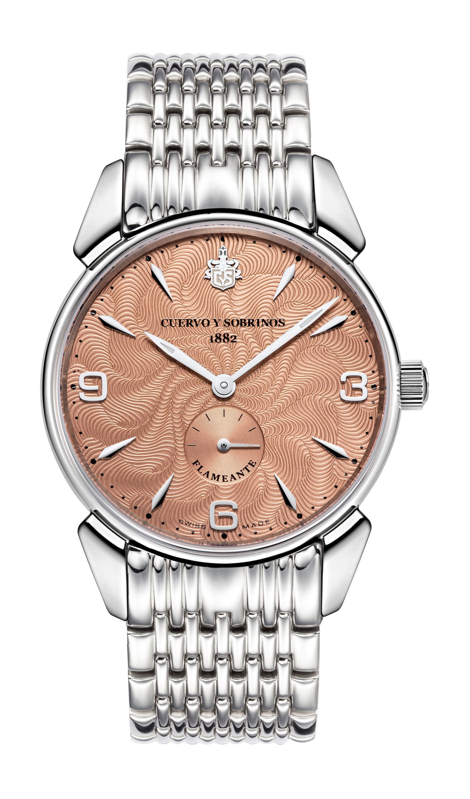 Cuervo y Sobrinos Historiador Flameante luxury timepiece - detailed view