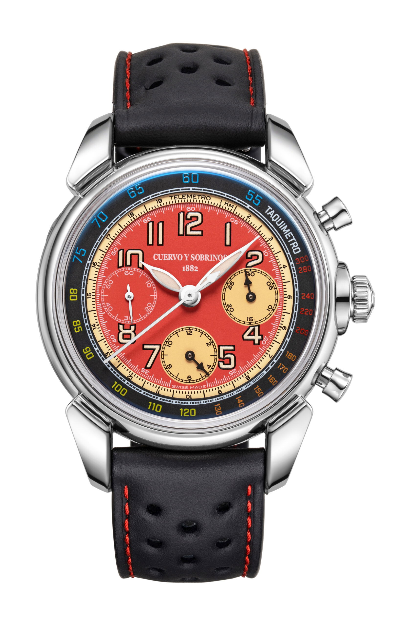 Cuervo y Sobrinos Historiador Gran Premio de Cuba “1957” luxury timepiece - detailed view