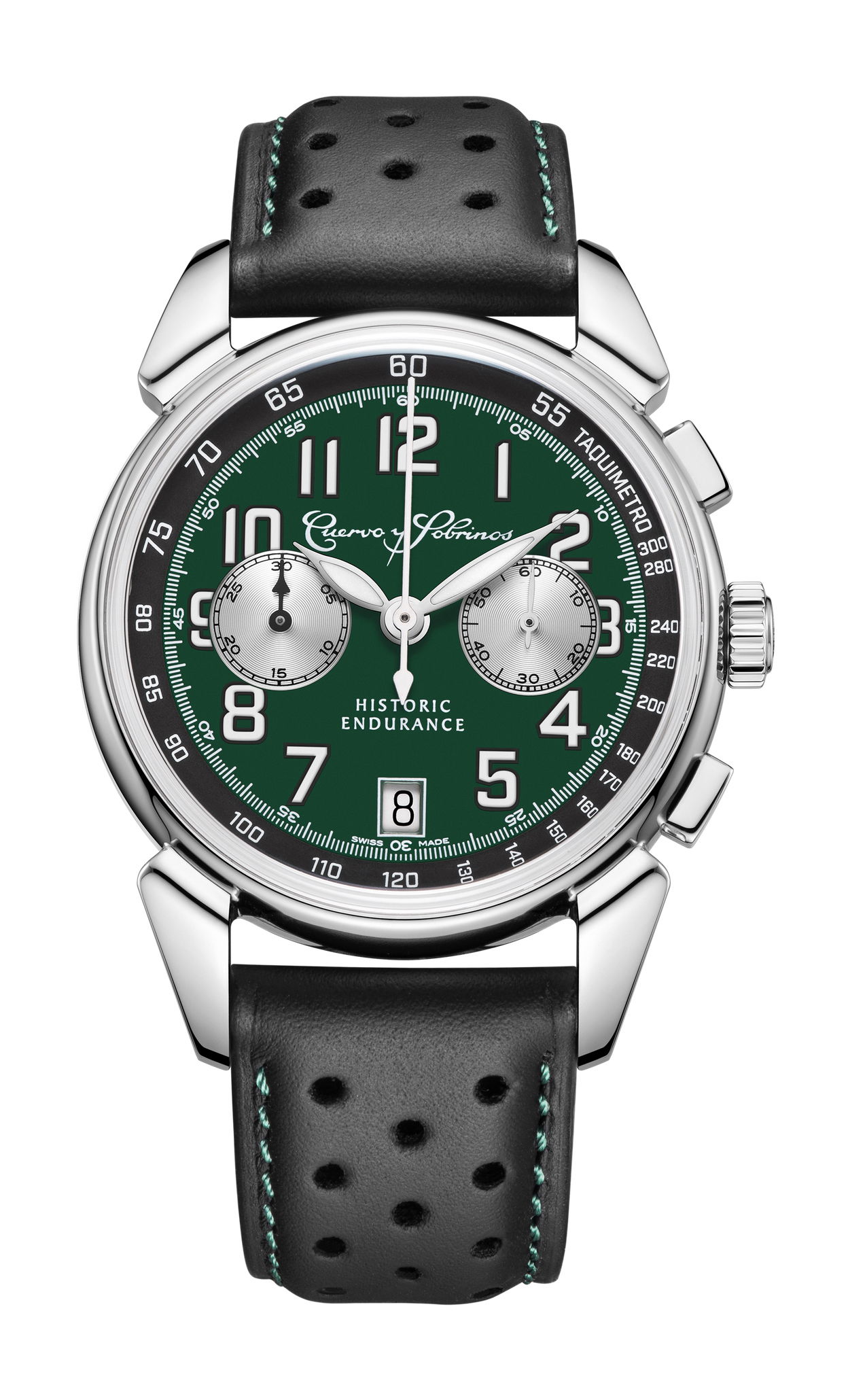 Cuervo y Sobrinos Historiador Historic Endurance luxury timepiece - detailed view