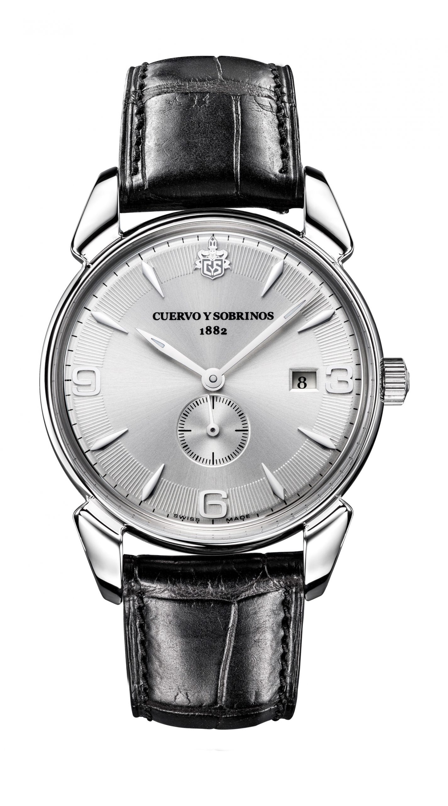 Cuervo y Sobrinos Historiador Pequenos Segundos luxury timepiece - detailed view