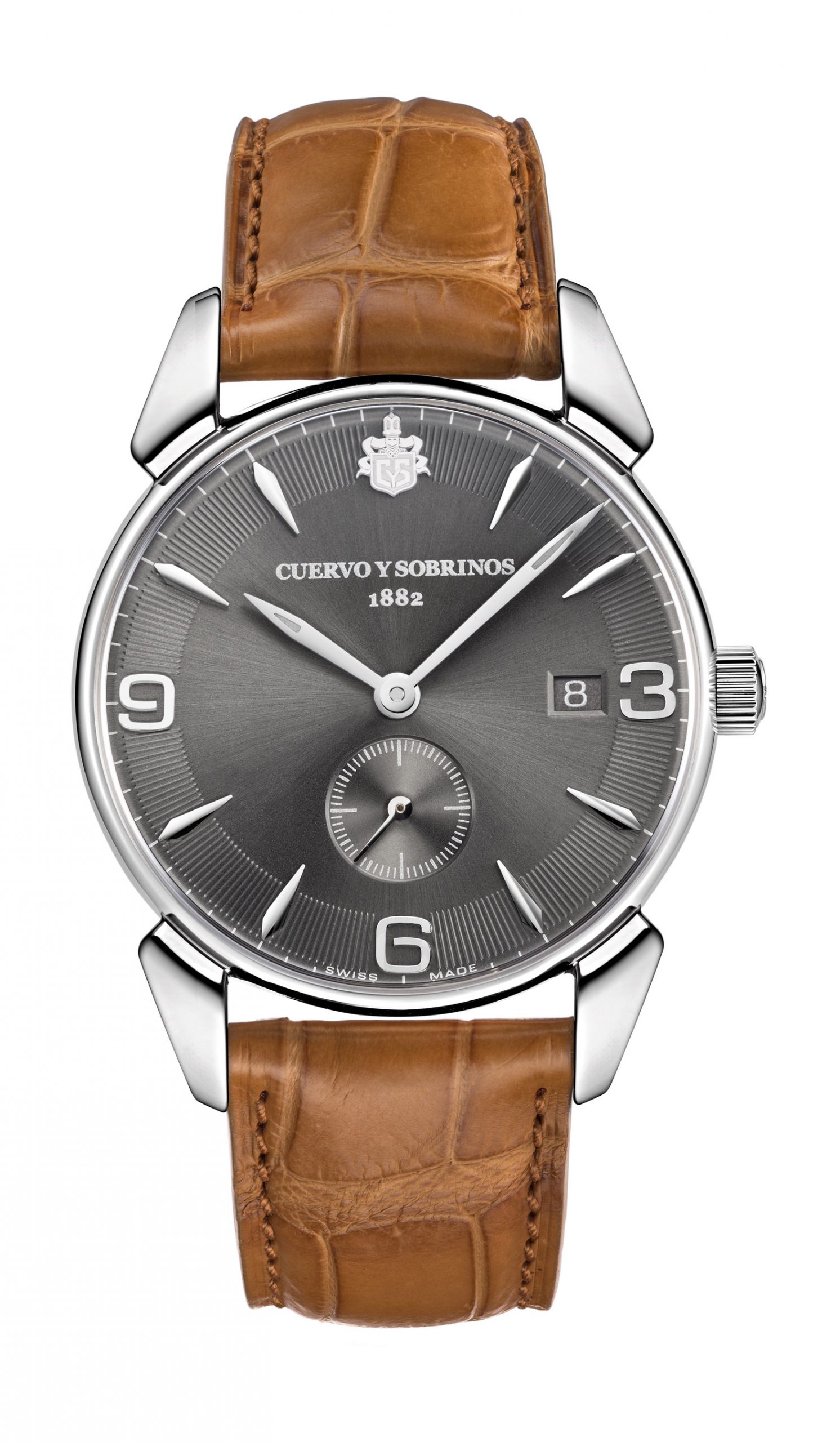 Cuervo y Sobrinos Historiador Pequenos Segundos luxury timepiece - detailed view