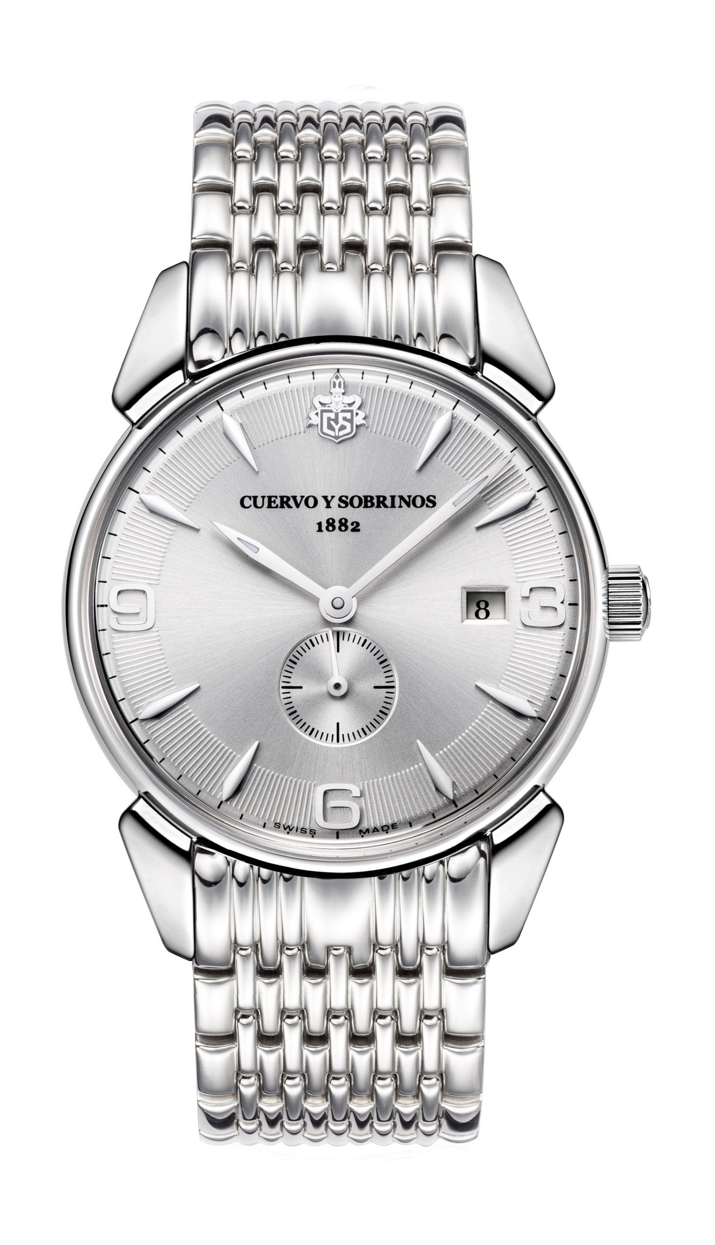 Cuervo y Sobrinos Historiador Pequenos Segundos luxury timepiece - detailed view