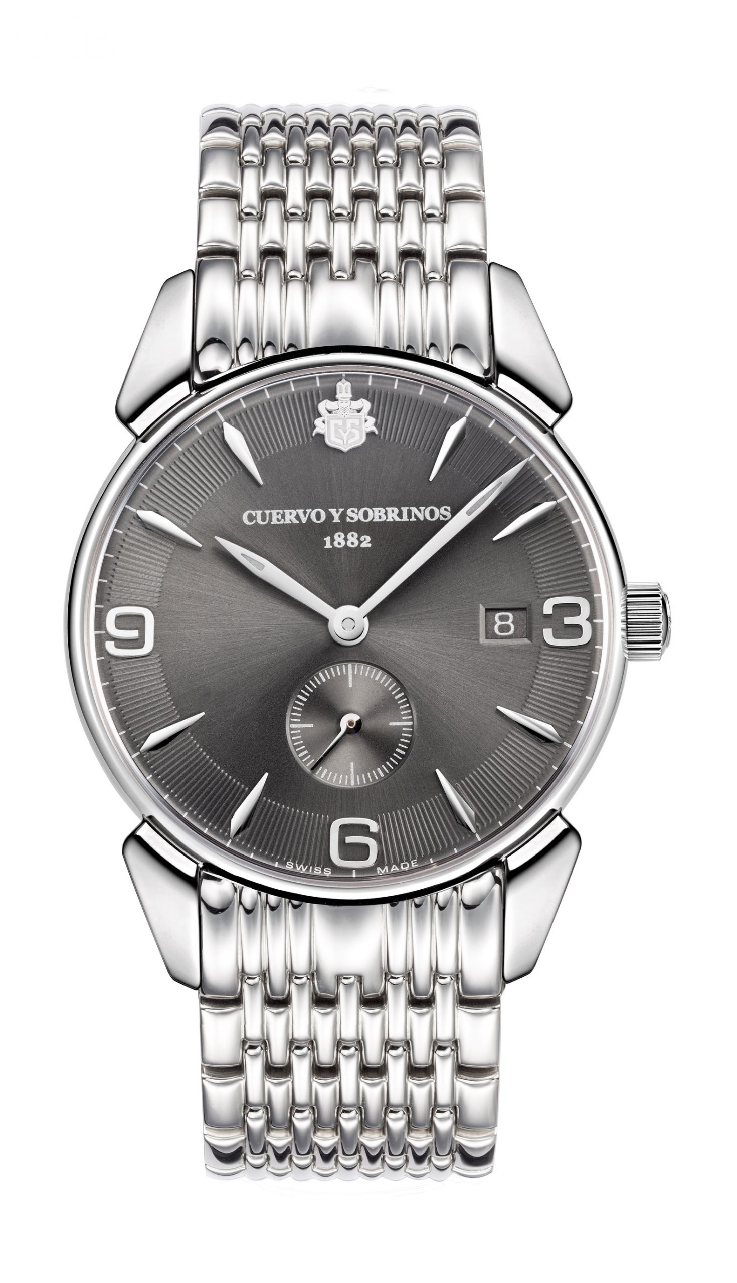 Cuervo y Sobrinos Historiador Pequenos Segundos luxury timepiece - detailed view