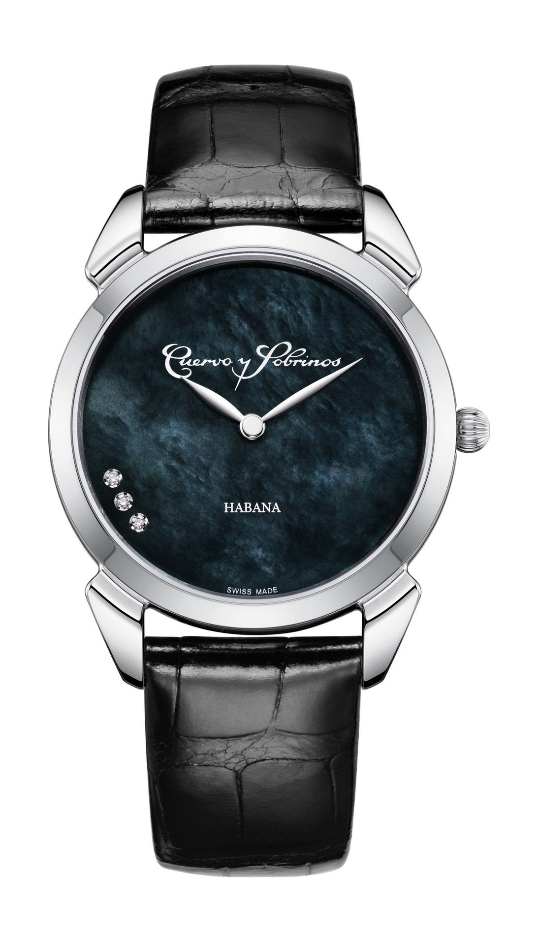 Cuervo y Sobrinos Historiador Primera Dama luxury timepiece - detailed view