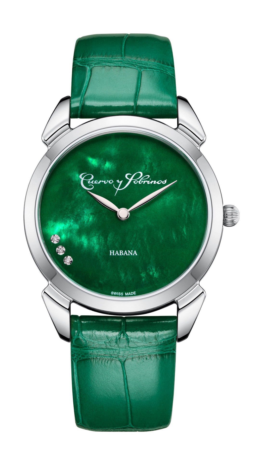 Cuervo y Sobrinos Historiador Primera Dama luxury timepiece - detailed view