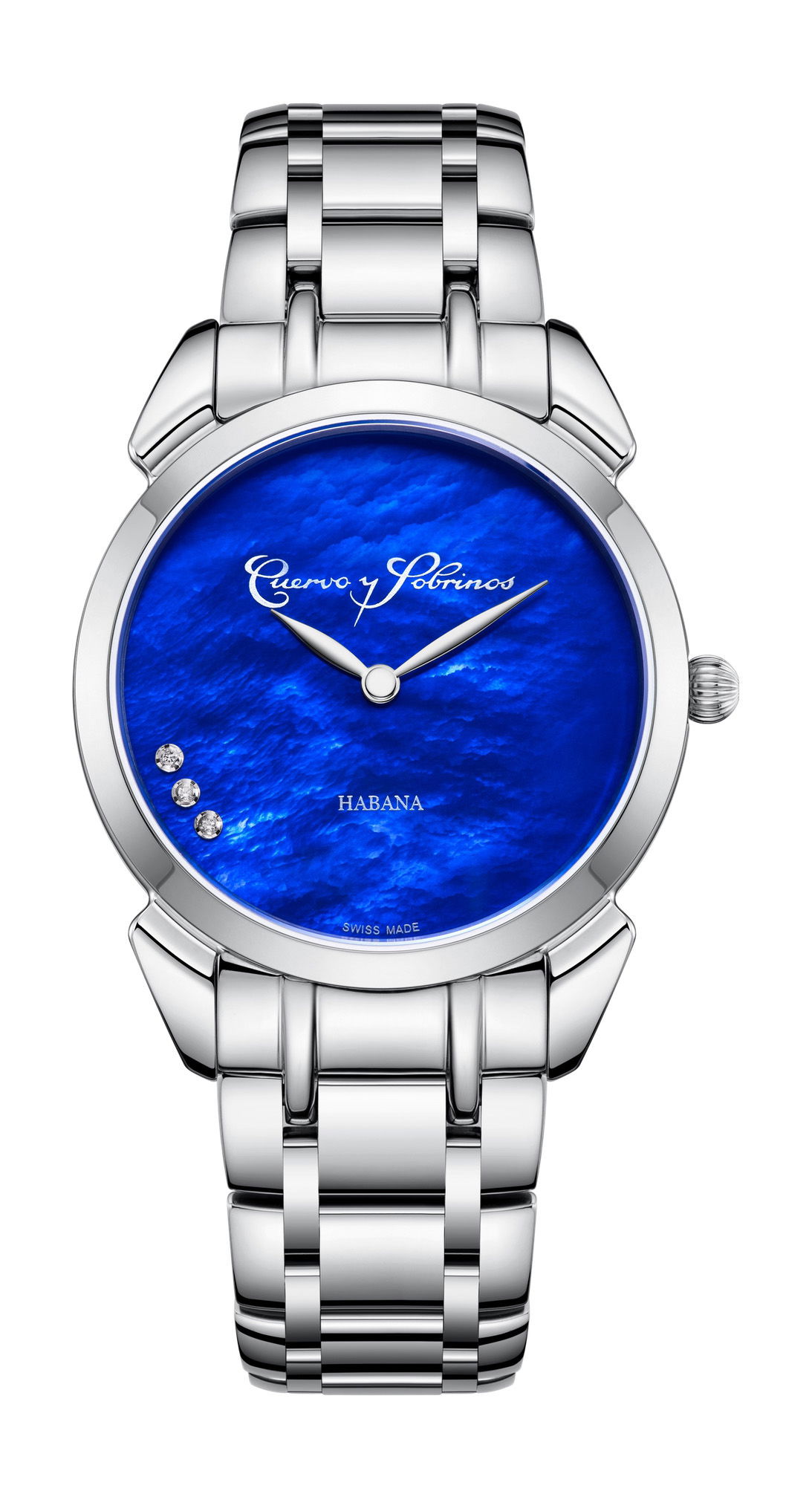 Cuervo y Sobrinos Historiador Primera Dama luxury timepiece - detailed view