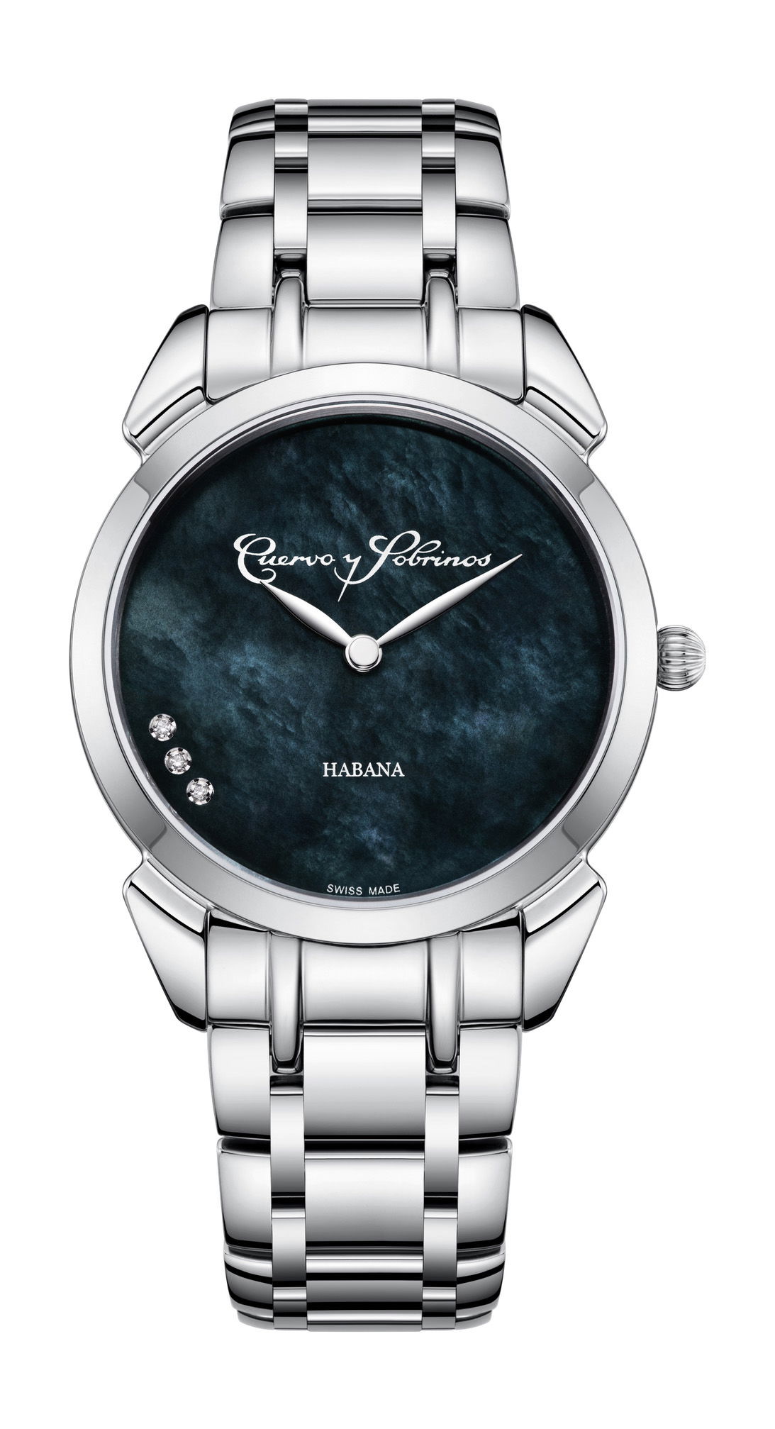Cuervo y Sobrinos Historiador Primera Dama luxury timepiece - detailed view