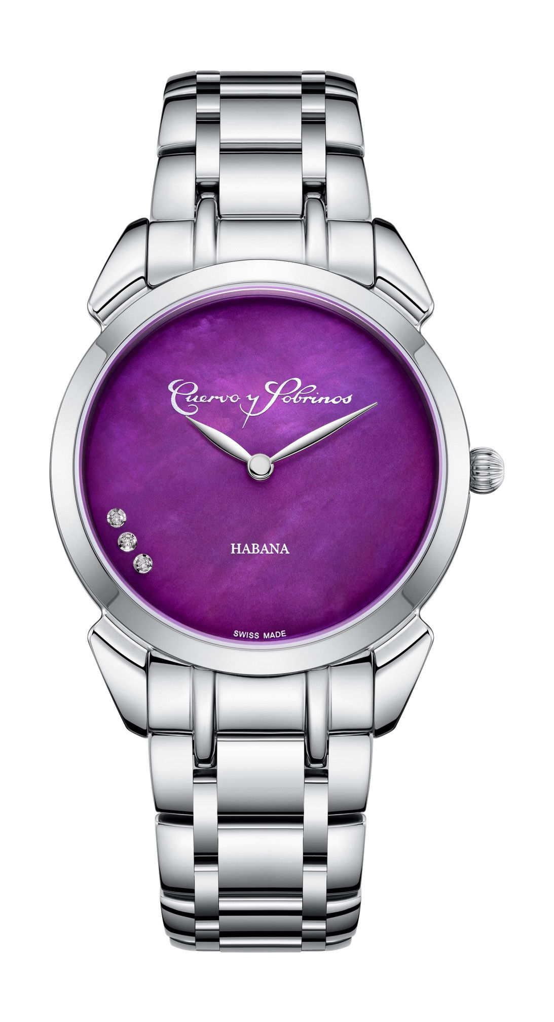 Cuervo y Sobrinos Historiador Primera Dama luxury timepiece - detailed view