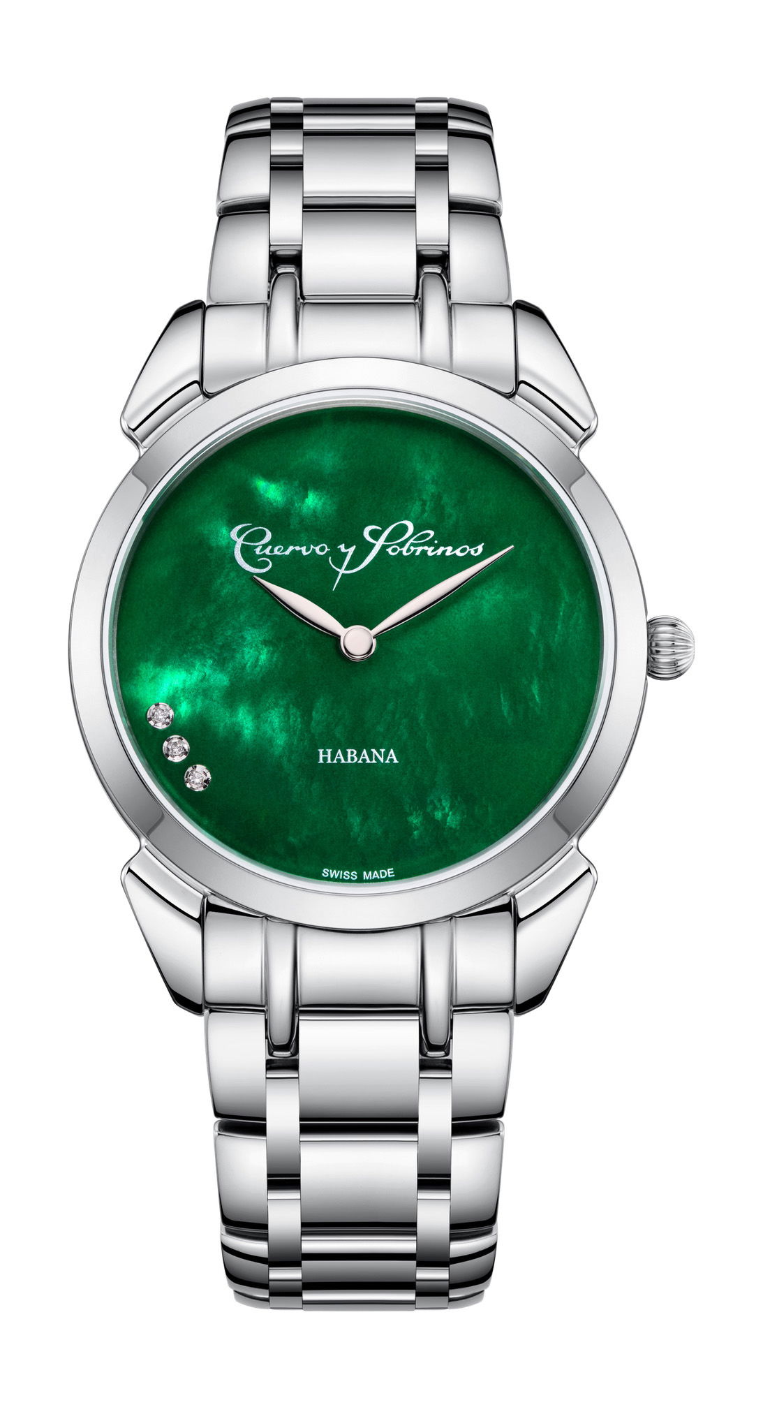 Cuervo y Sobrinos Historiador Primera Dama luxury timepiece - detailed view