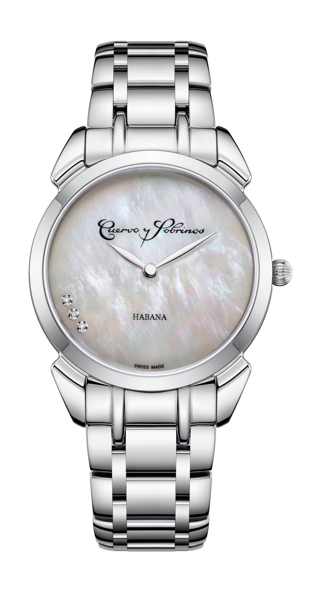 Cuervo y Sobrinos Historiador Primera Dama luxury timepiece - detailed view