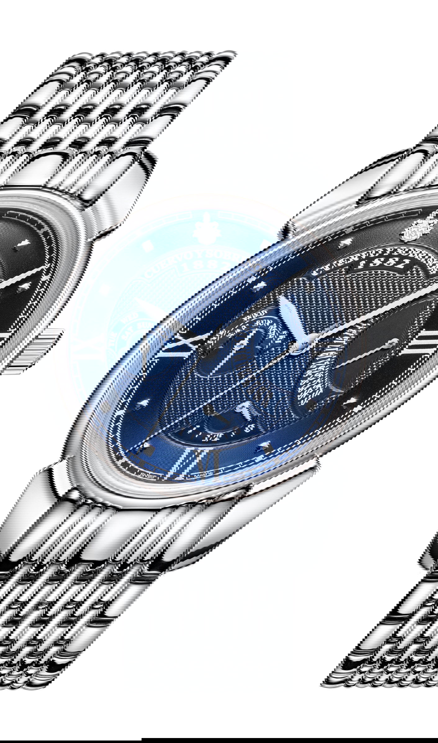 Cuervo y Sobrinos Historiador Retrógrado luxury timepiece - detailed view
