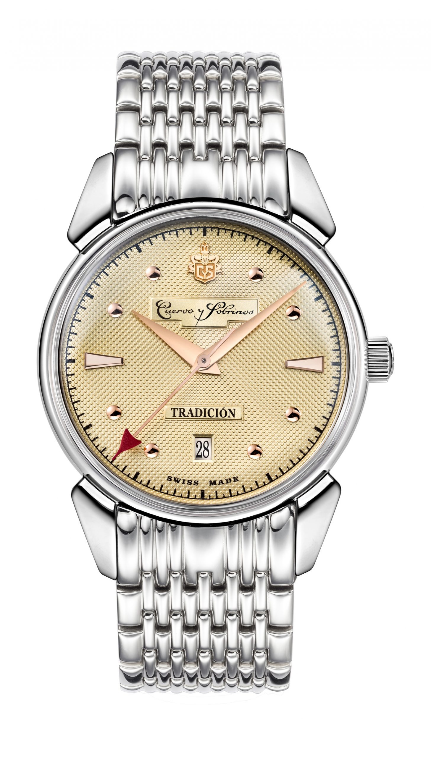 Cuervo y Sobrinos Historiador Tradicion luxury timepiece - detailed view