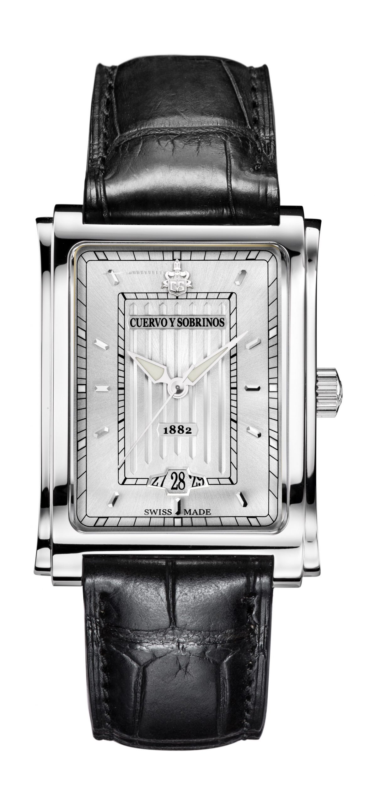 Cuervo y Sobrinos Prominente Clasico luxury timepiece - detailed view