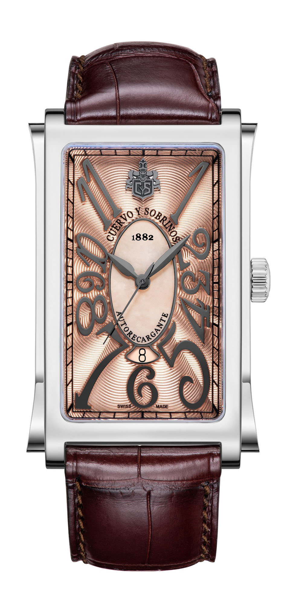 Cuervo y Sobrinos Prominente Icónico luxury timepiece - detailed view